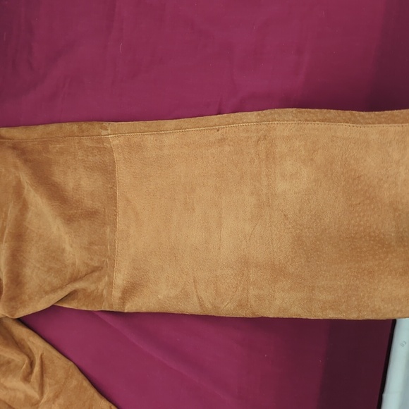 Genuine Leather High Waisted Pants - Picture 6 of 10
